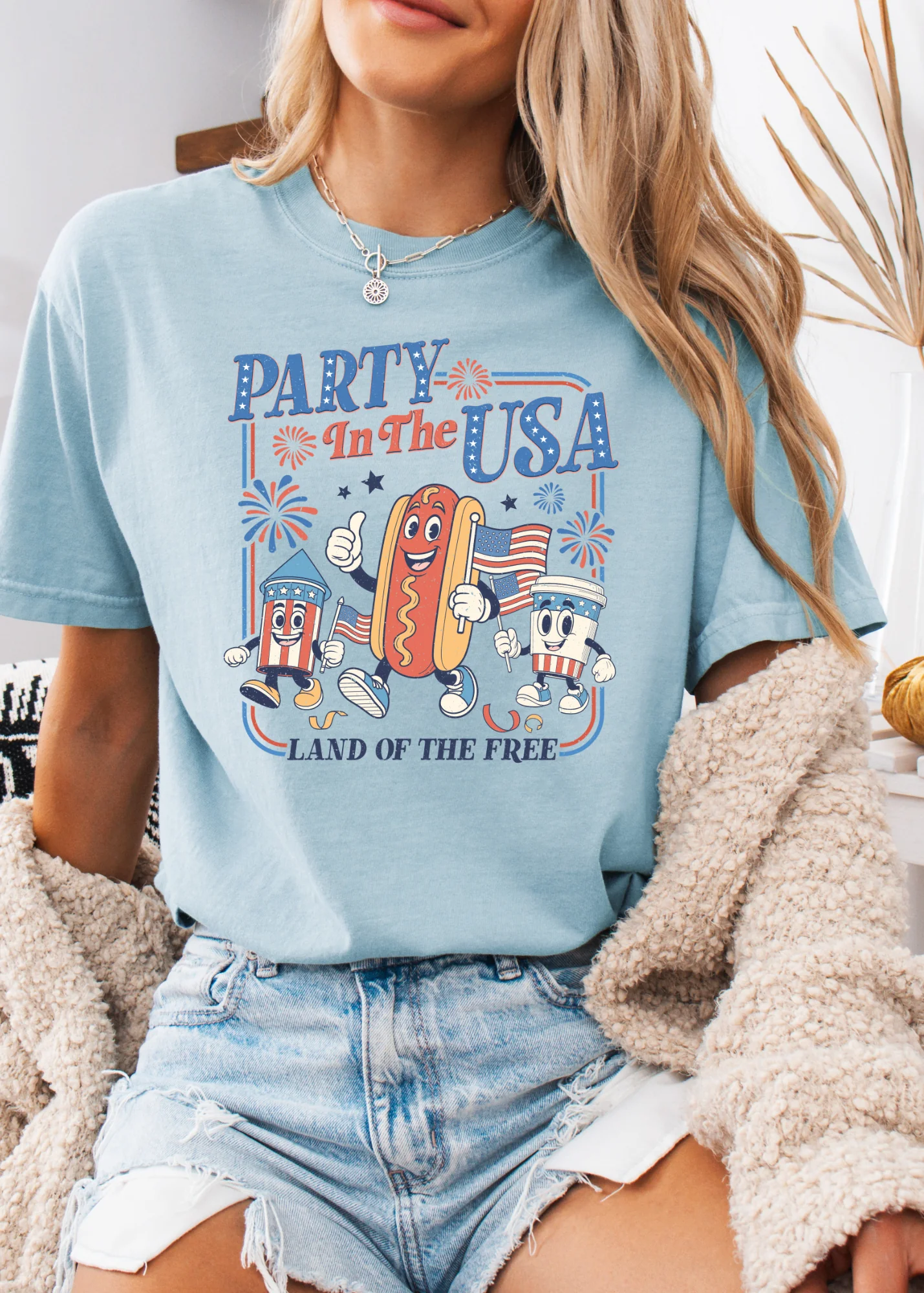 Party in the USA Graphic Tee - Image 2