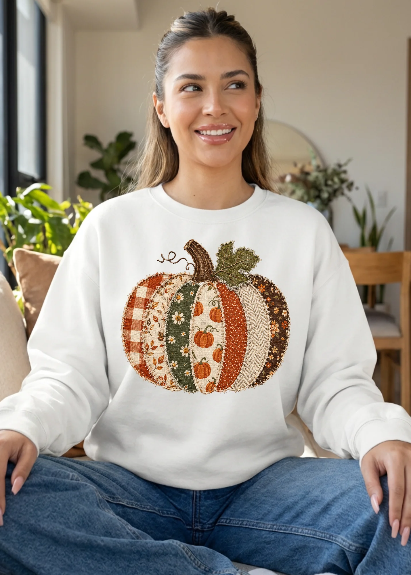 Patchwork Pumpkin Graphic - Image 10