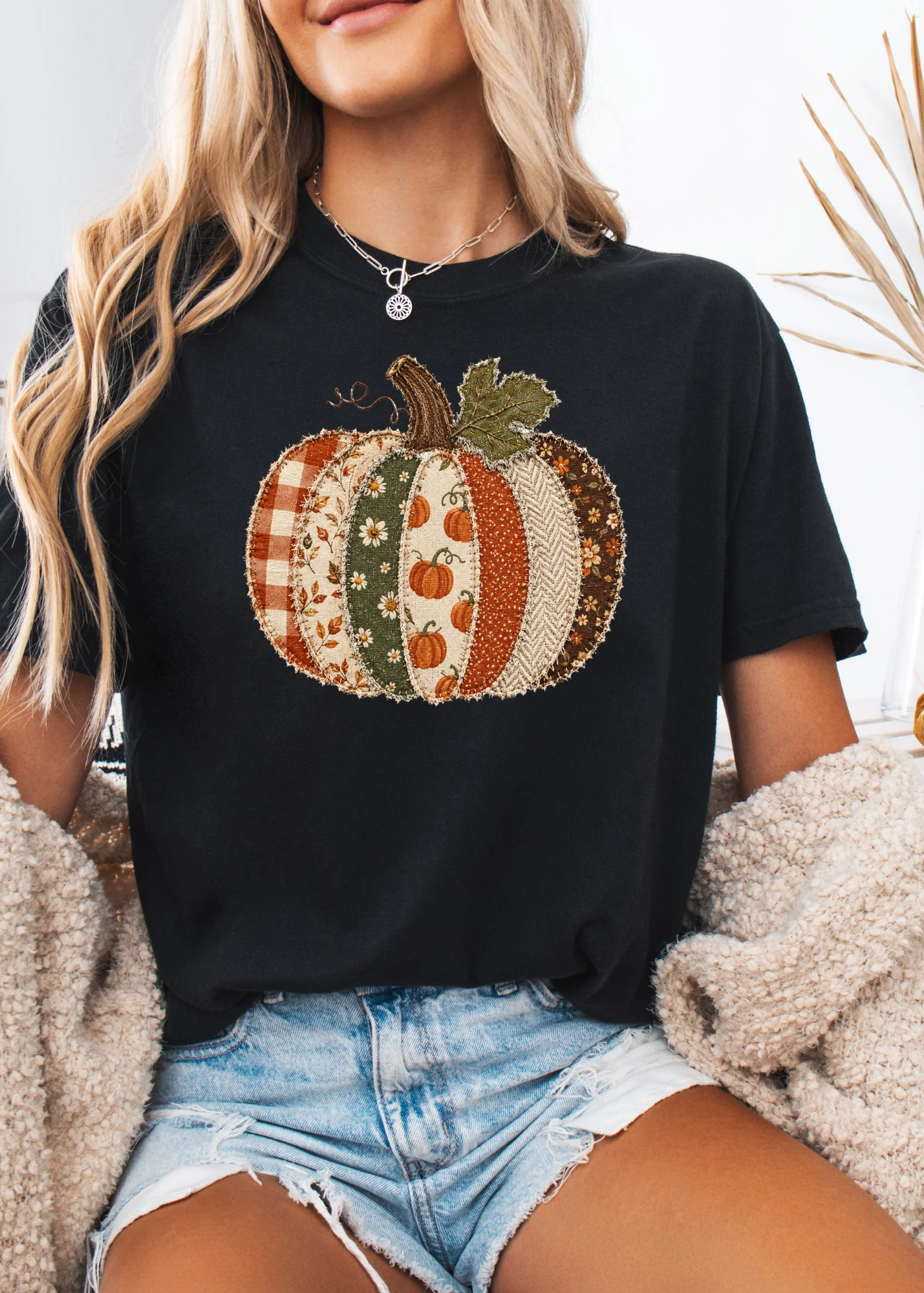 Patchwork Pumpkin Graphic - Image 12