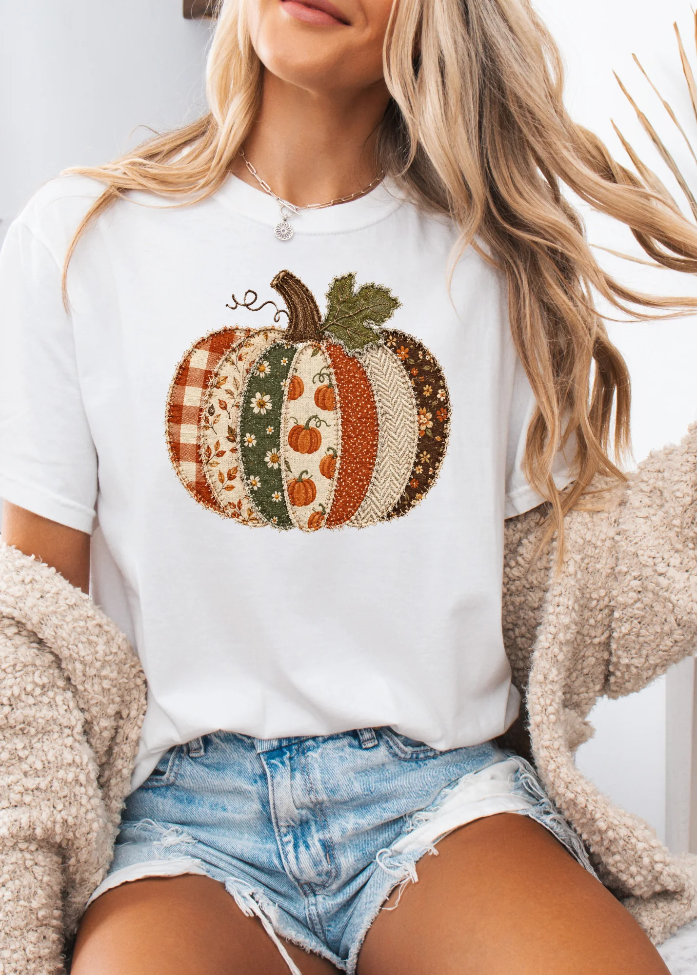 Patchwork Pumpkin Graphic - Image 17