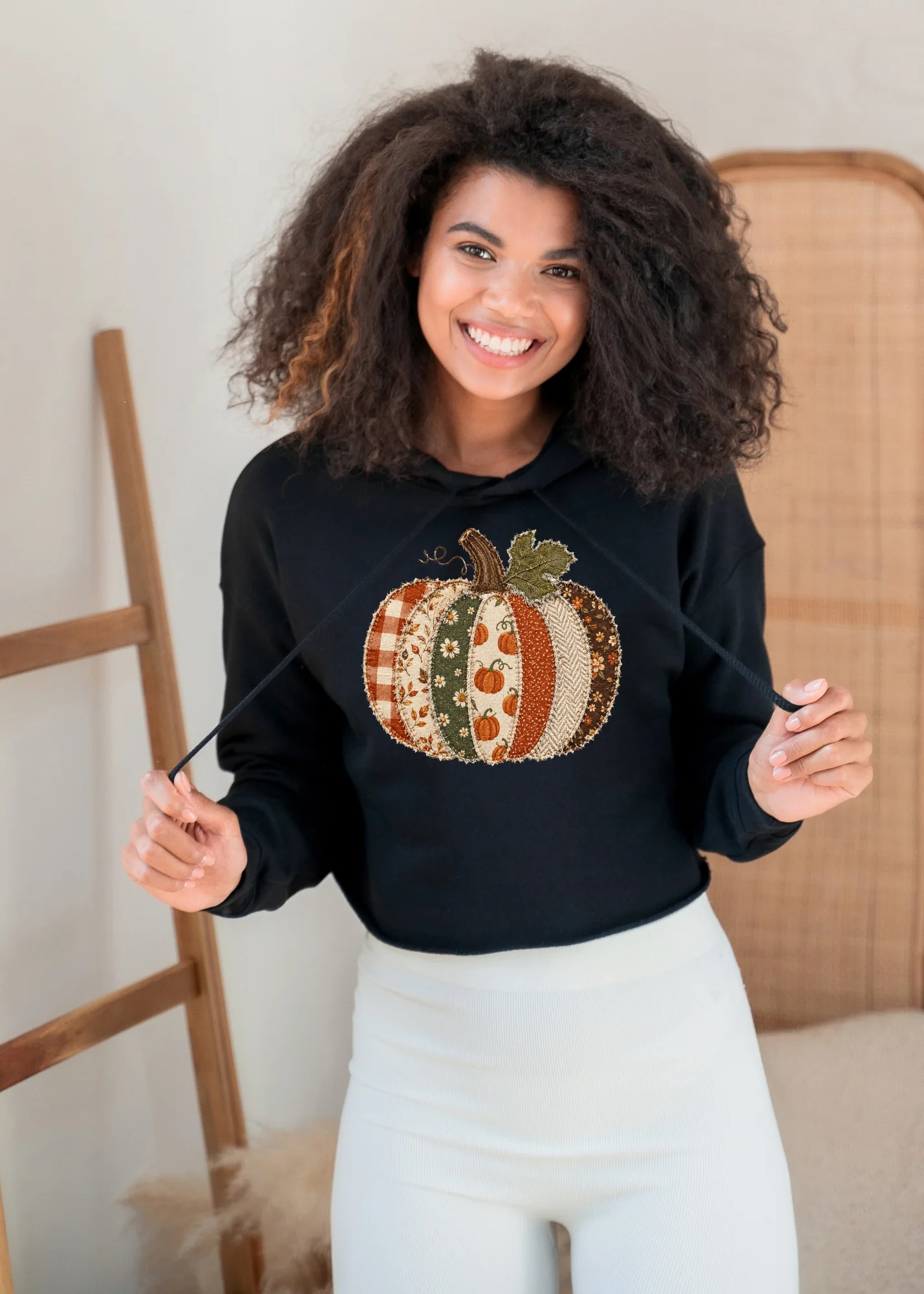 Patchwork Pumpkin Graphic - Image 5