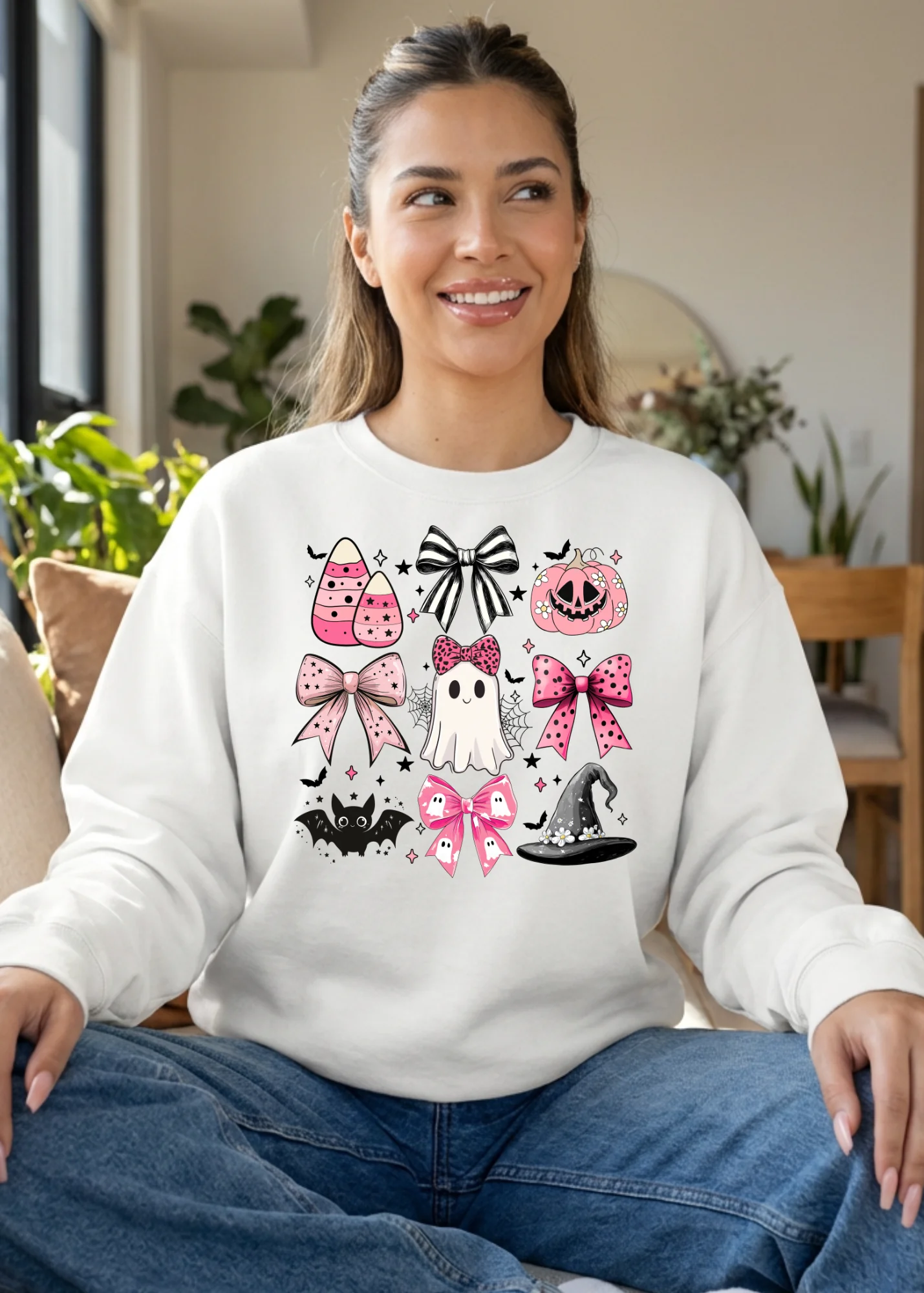 Pretty in Pink Halloween Graphic - Image 10