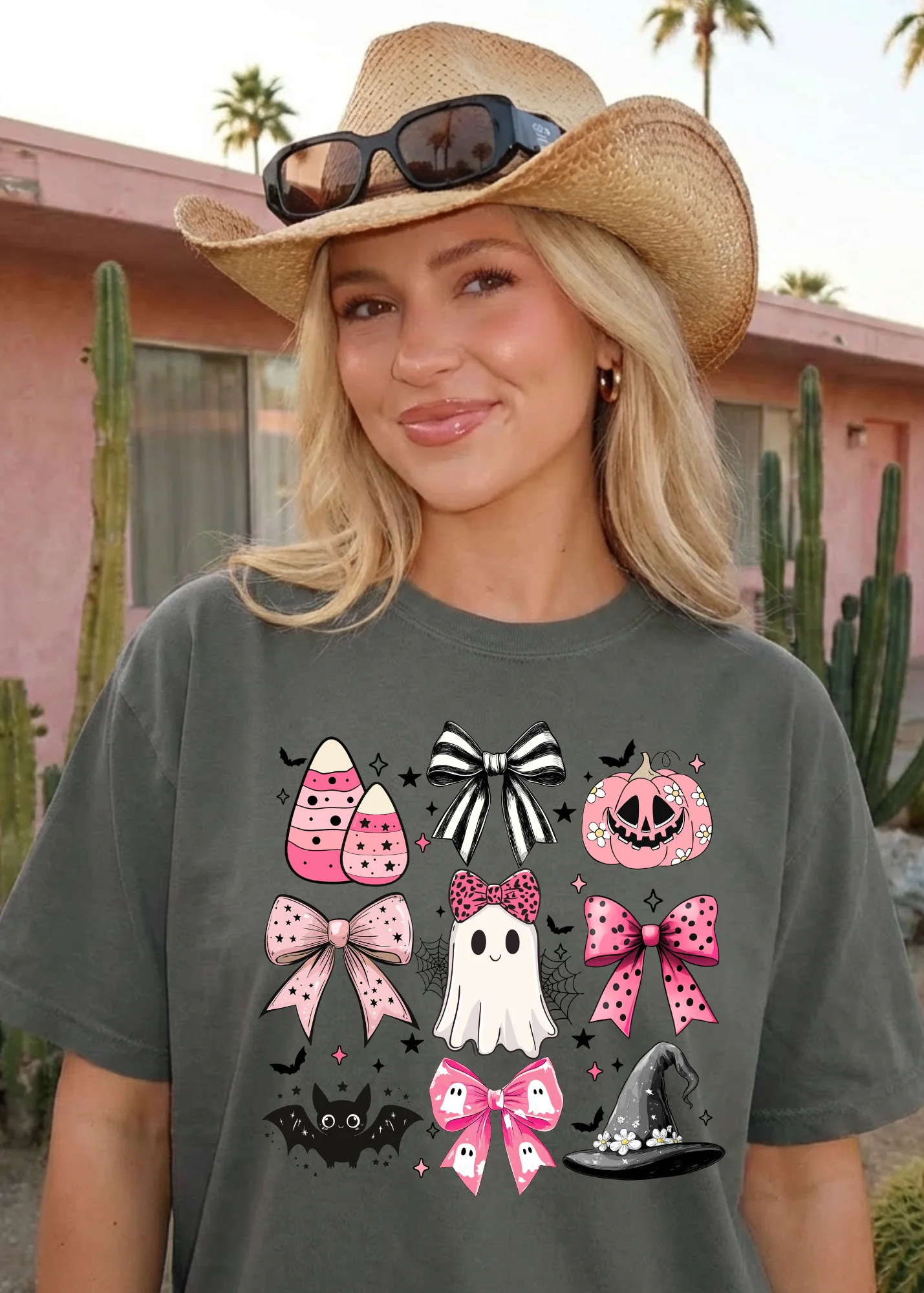 Pretty in Pink Halloween Graphic - Image 12