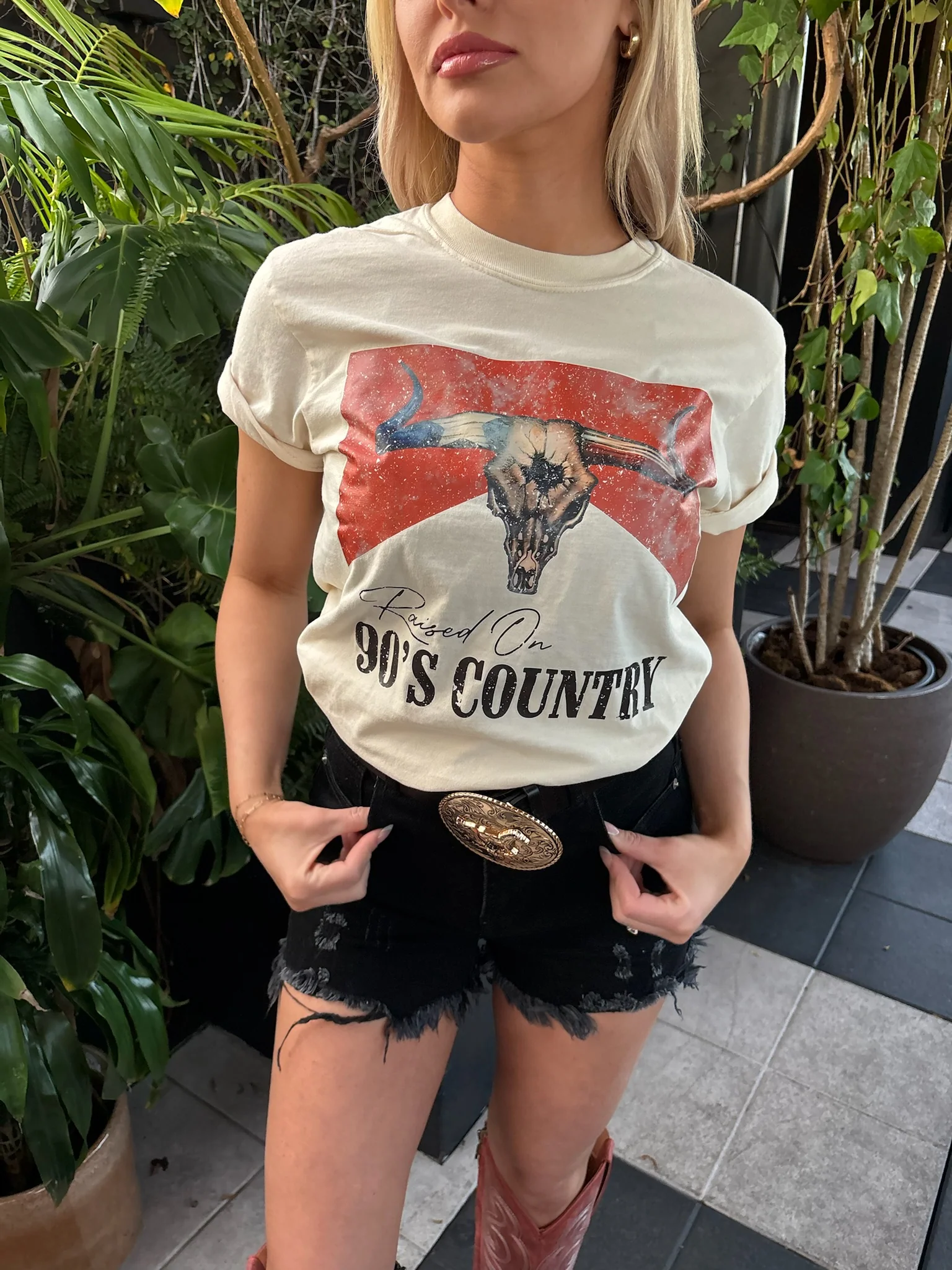 Raised On 90's Country Graphic - Image 2