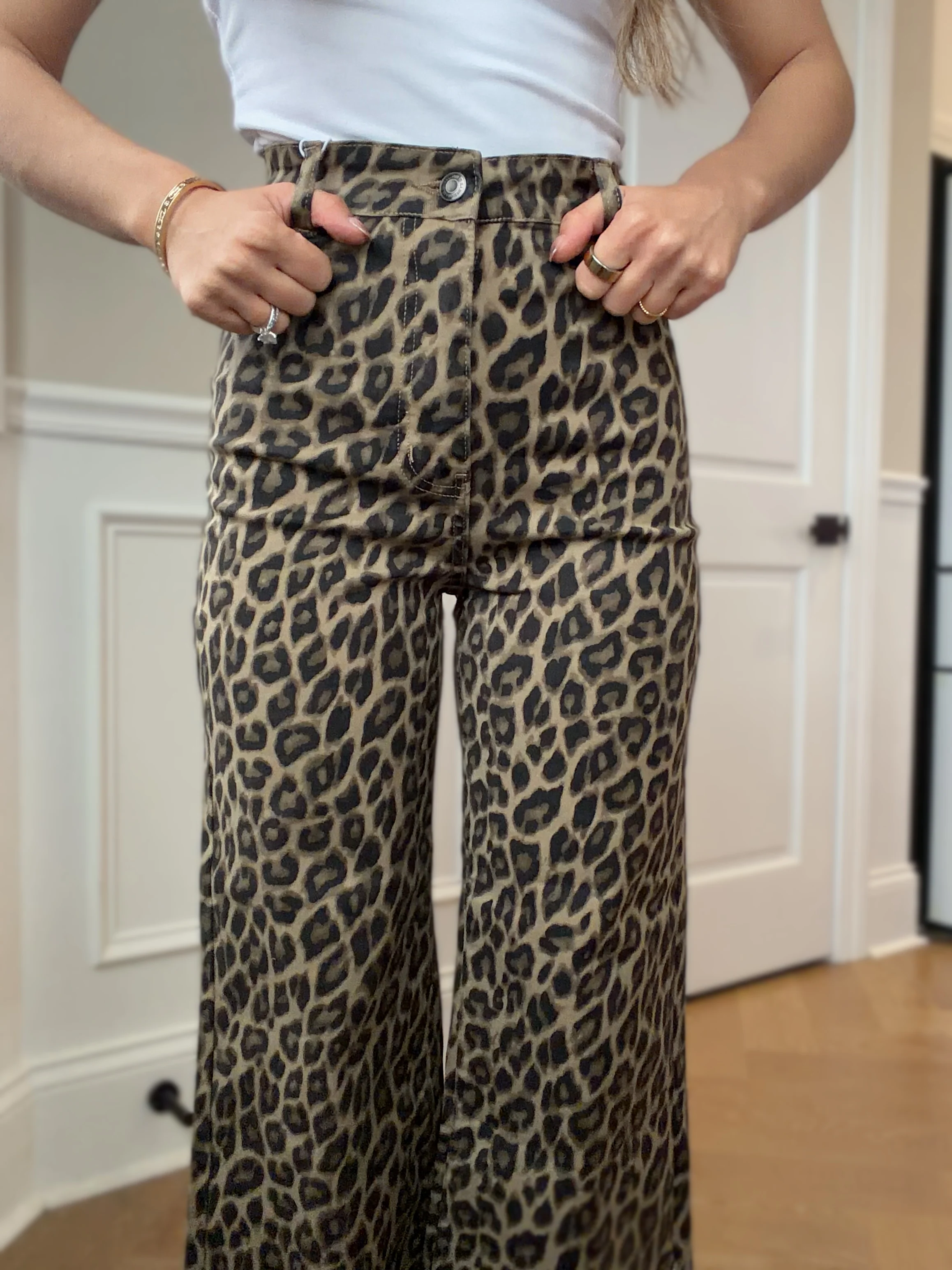 Raven Wide Leg Denim Pants - Image 8
