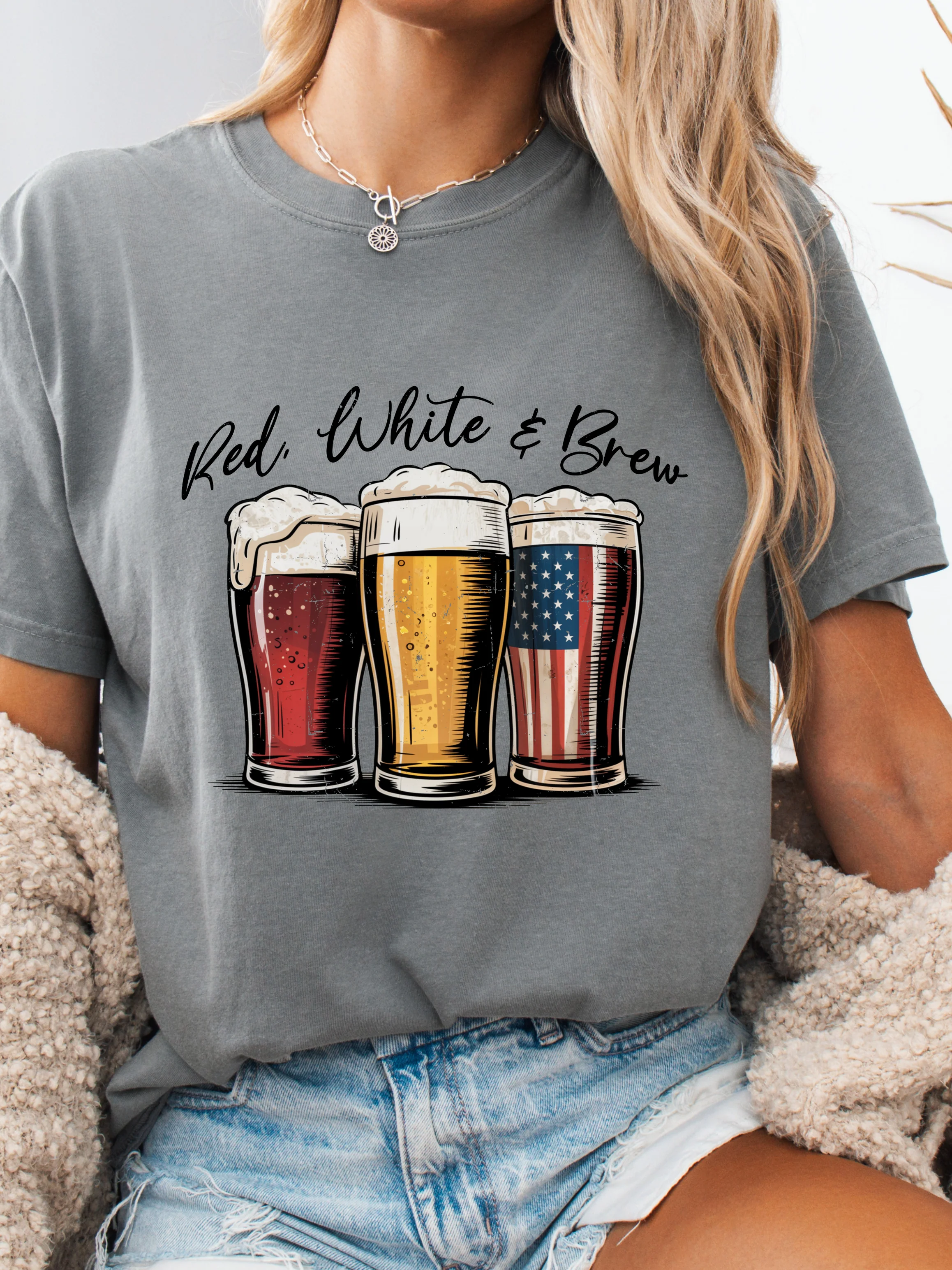 Red White And Brew Graphic - Image 2