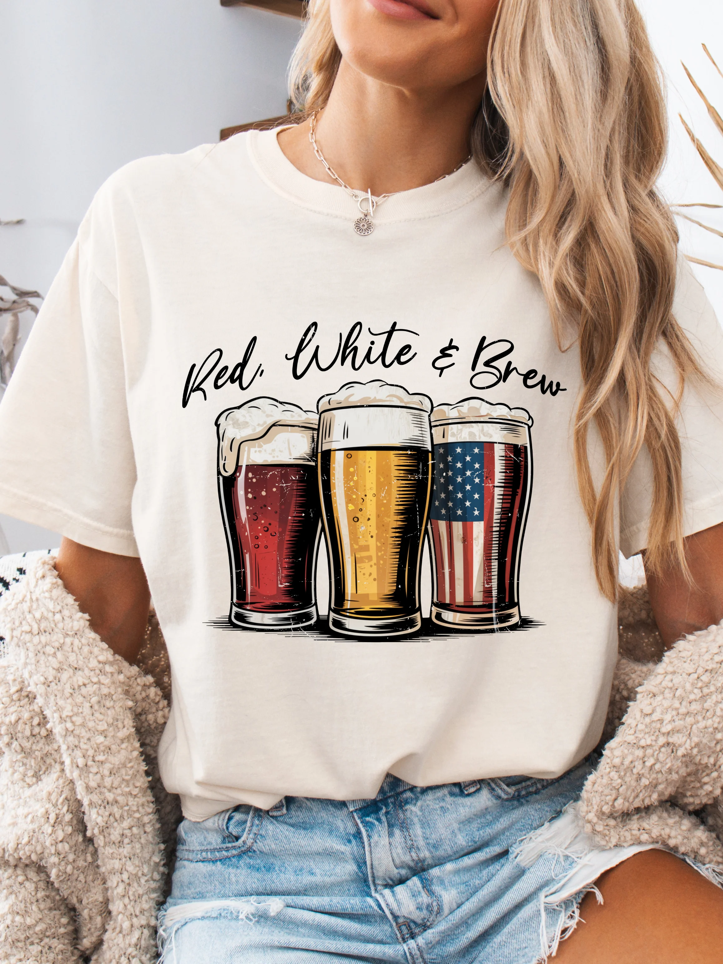 Red White And Brew Graphic - Image 3