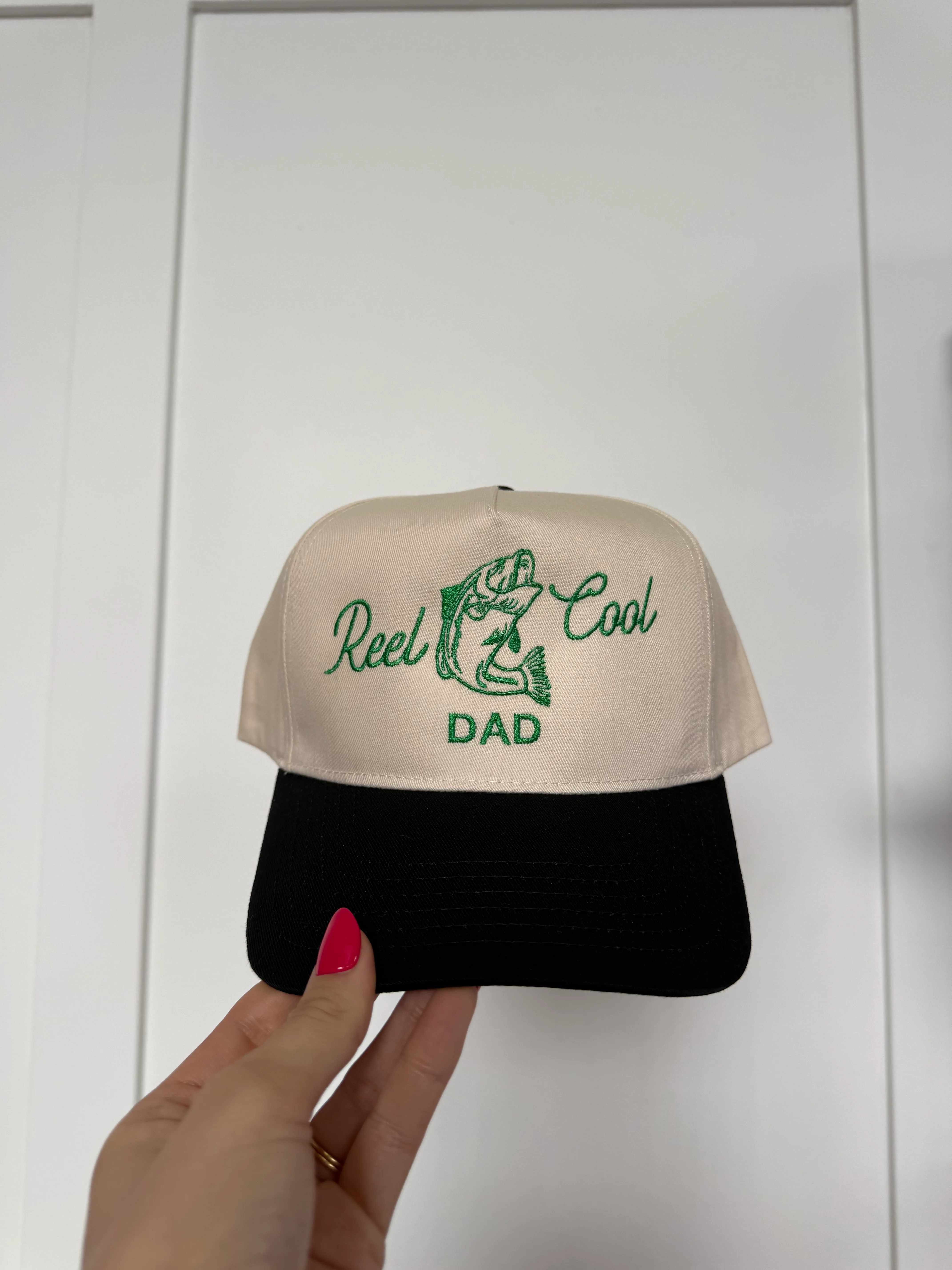 Reel Cool Dad Embroidered Trucker Hat - Image 2