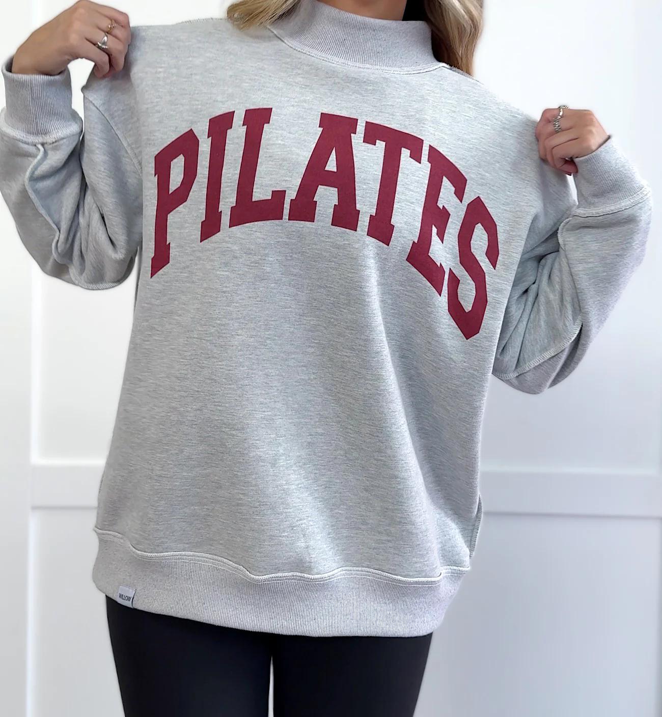 Tilly Pilates/Gym Reversible Oversized Mockneck Crew - Image 6