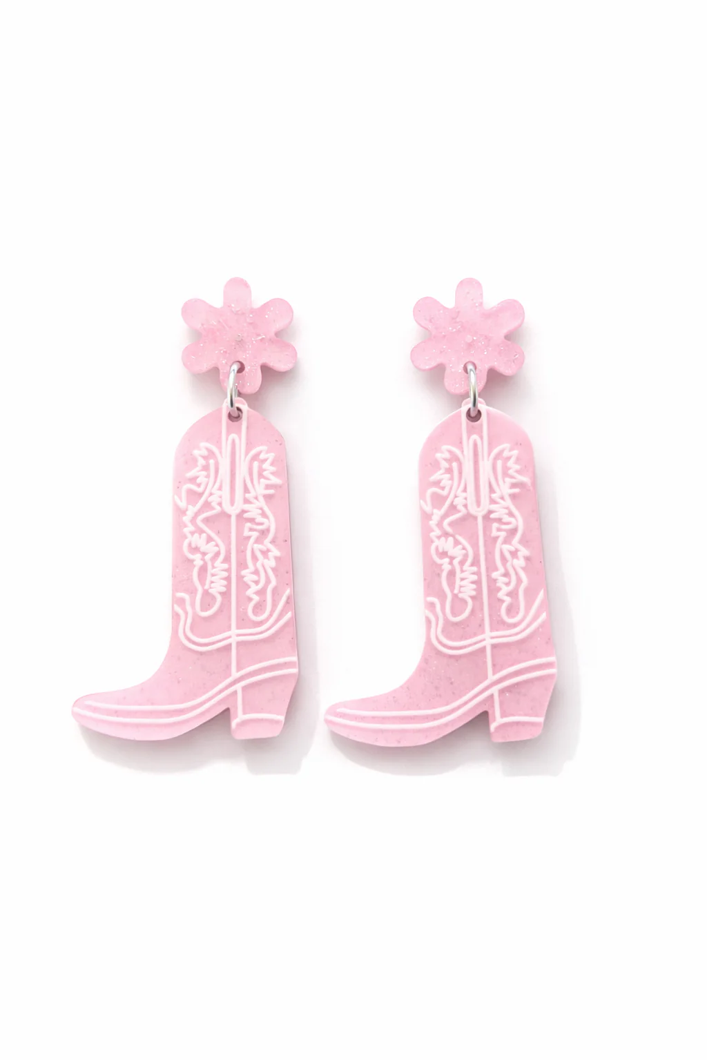 Sweet Spur Cowgirl Boot Earrings - Image 2