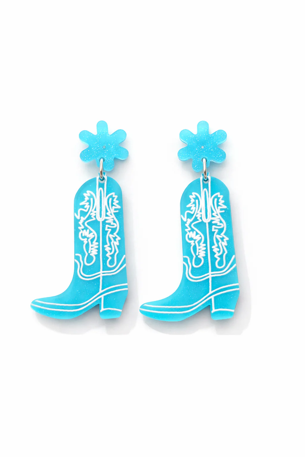 Sweet Spur Cowgirl Boot Earrings - Image 3