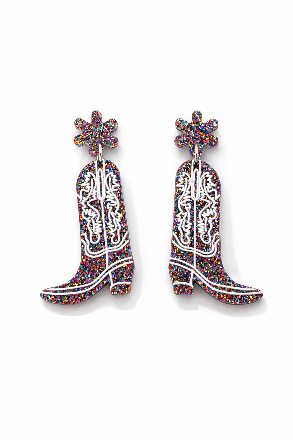Sweet Spur Cowgirl Boot Earrings - Image 4