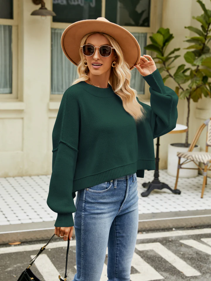 PREORDER Golden Hour Lantern Sleeve Sweater - Image 13