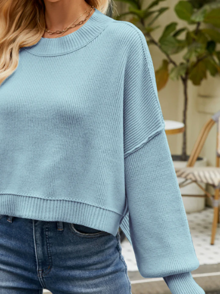 PREORDER Golden Hour Lantern Sleeve Sweater - Image 17
