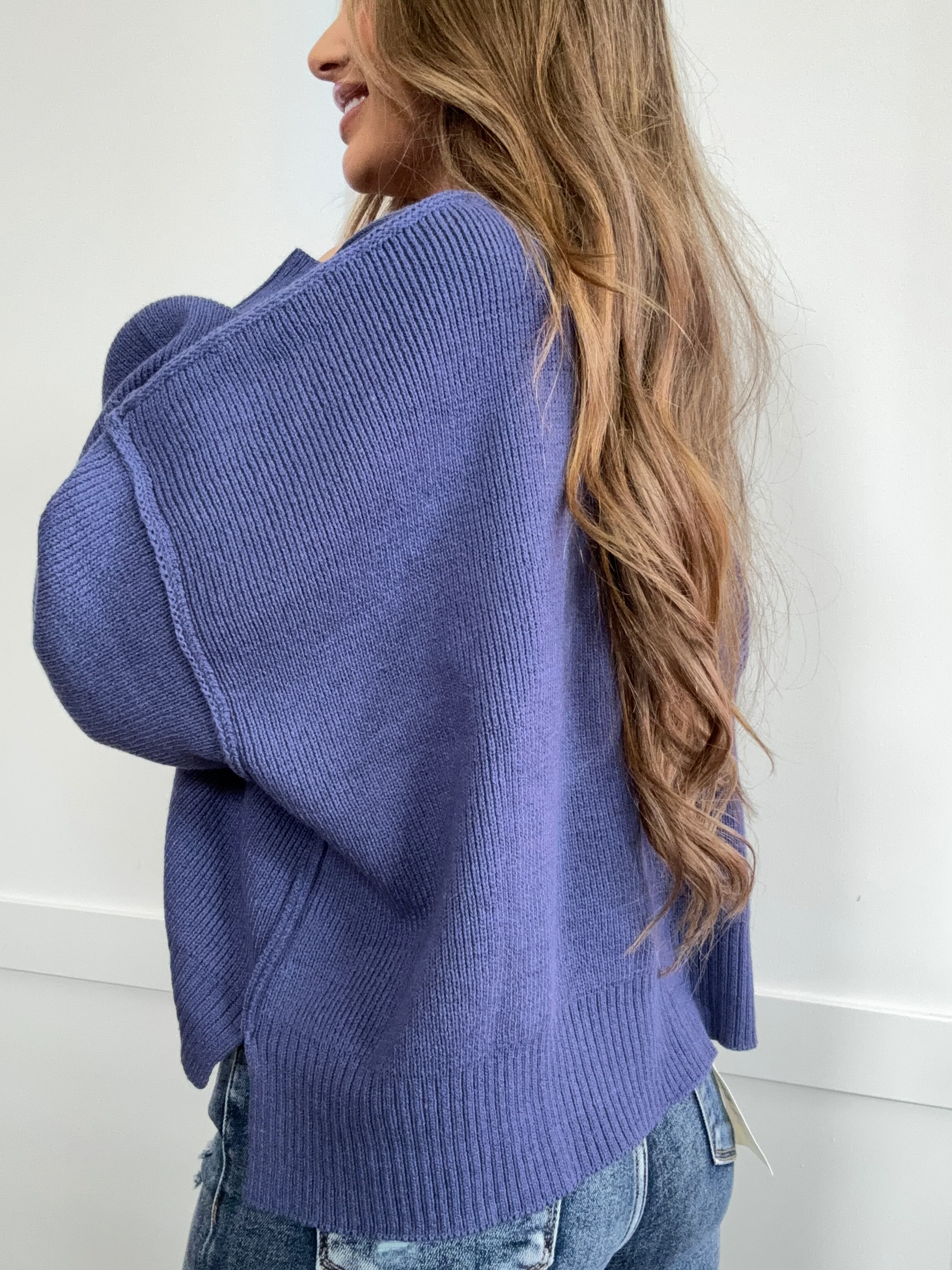 PREORDER Golden Hour Lantern Sleeve Sweater - Image 5