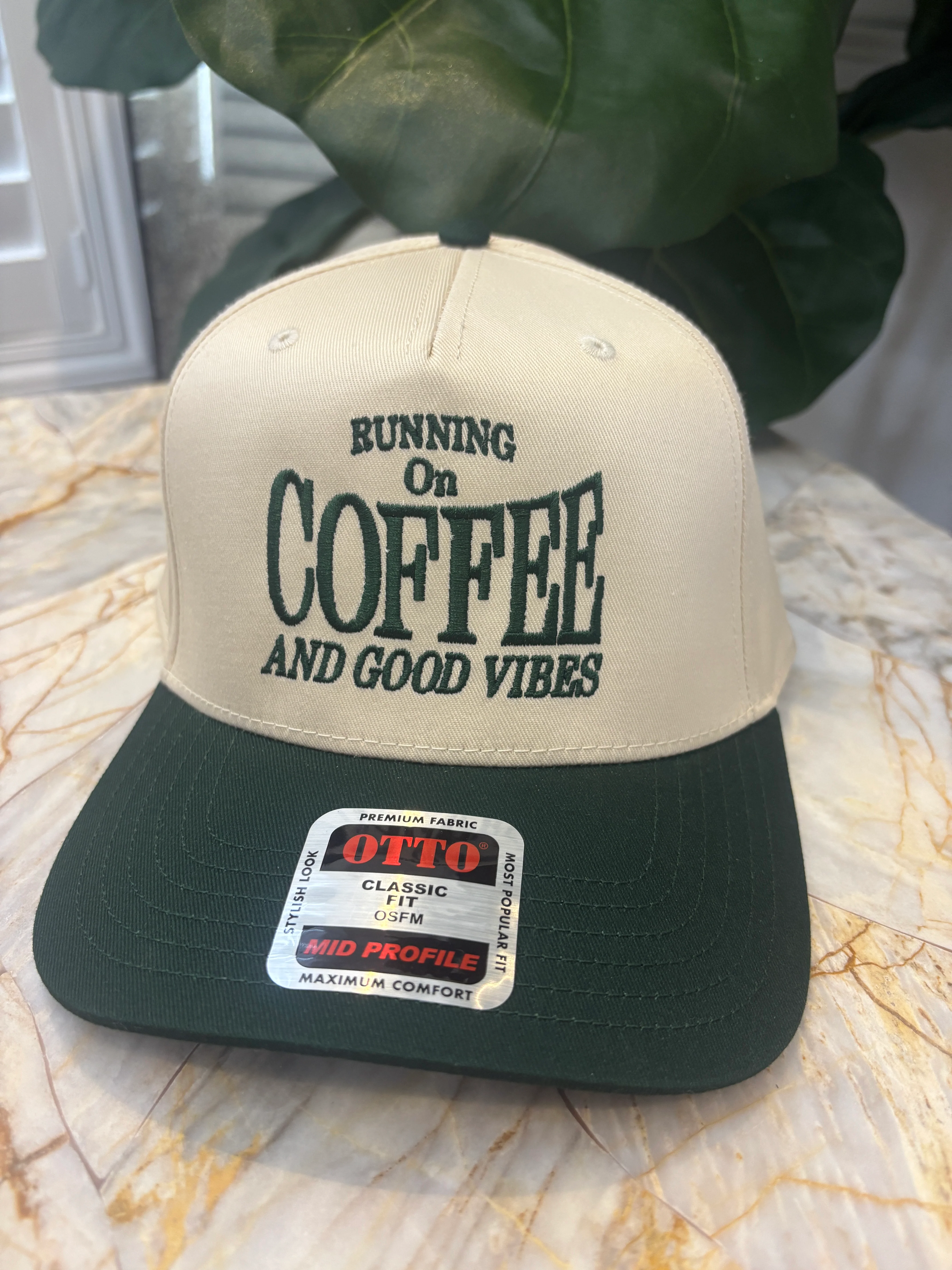 Runnin' on Coffee & Good Vibes Trucker Hat - Image 6