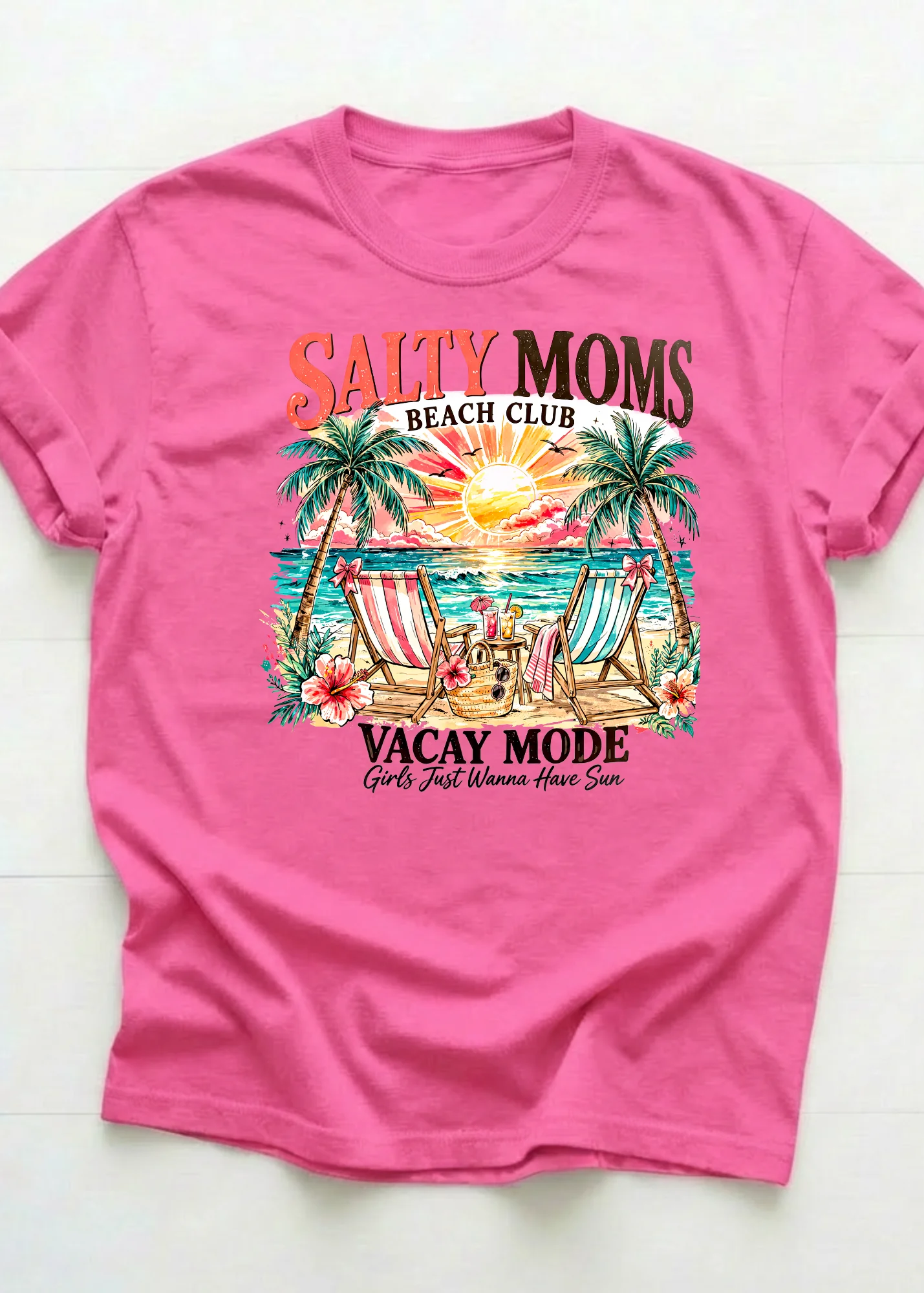Salty Moms Graphic T-Shirt - Image 7