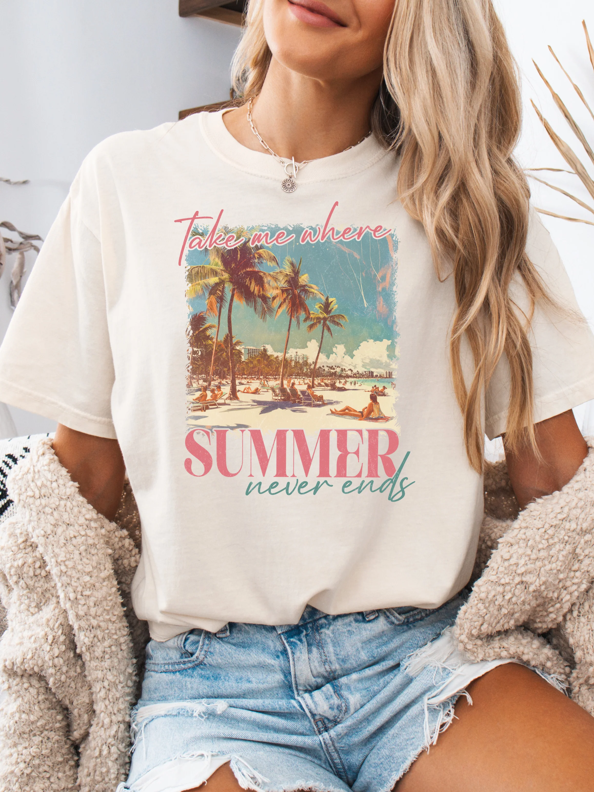 Take Me Where Summer Never Ends Graphic Tee - Image 6