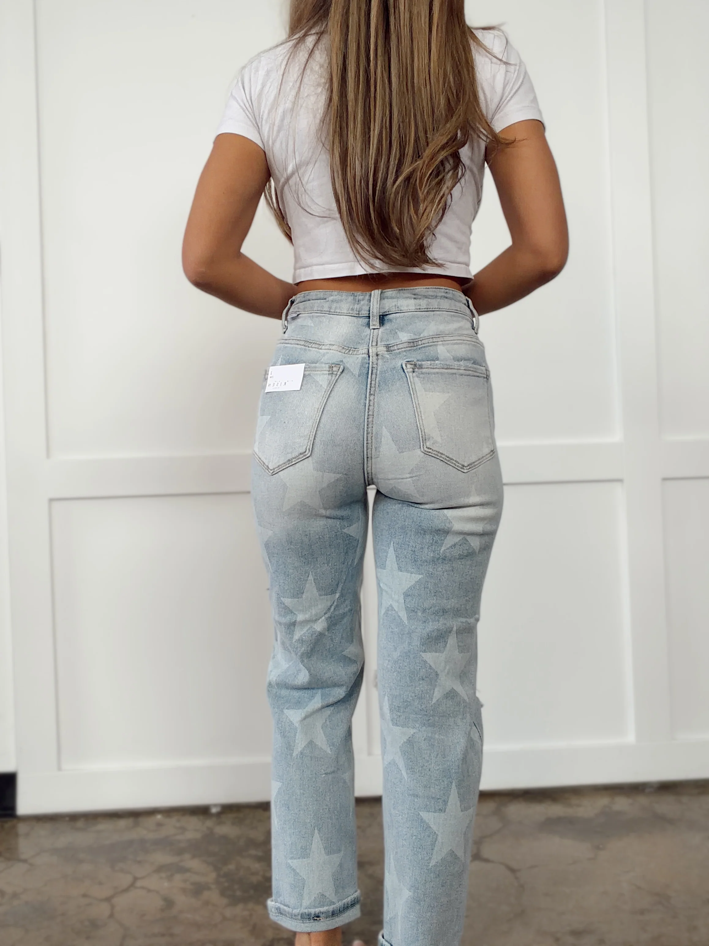 Starlit Denim High Rise Jeans - Image 3