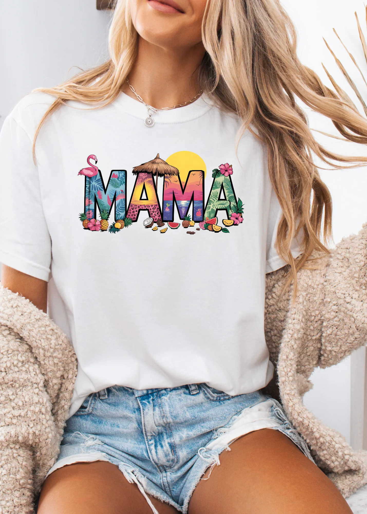 Summer Mama Graphic T-Shirt - Image 2