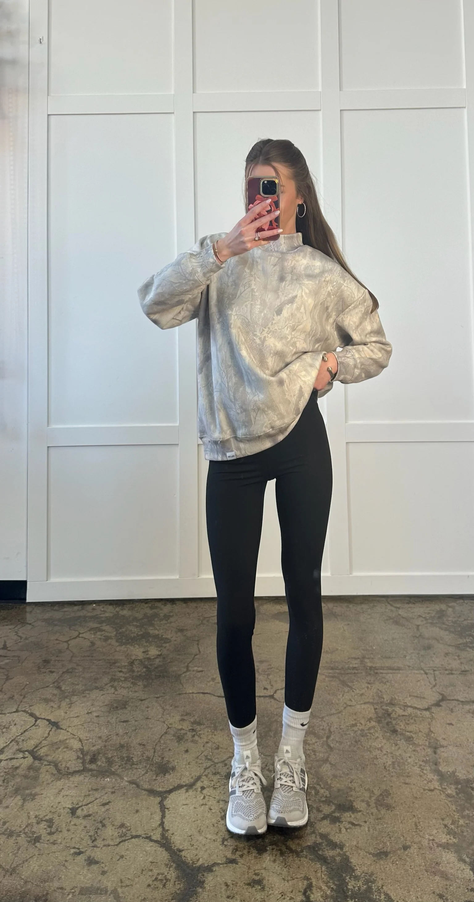 Tilly Oversized Light Camo Mockneck Crew - Image 18