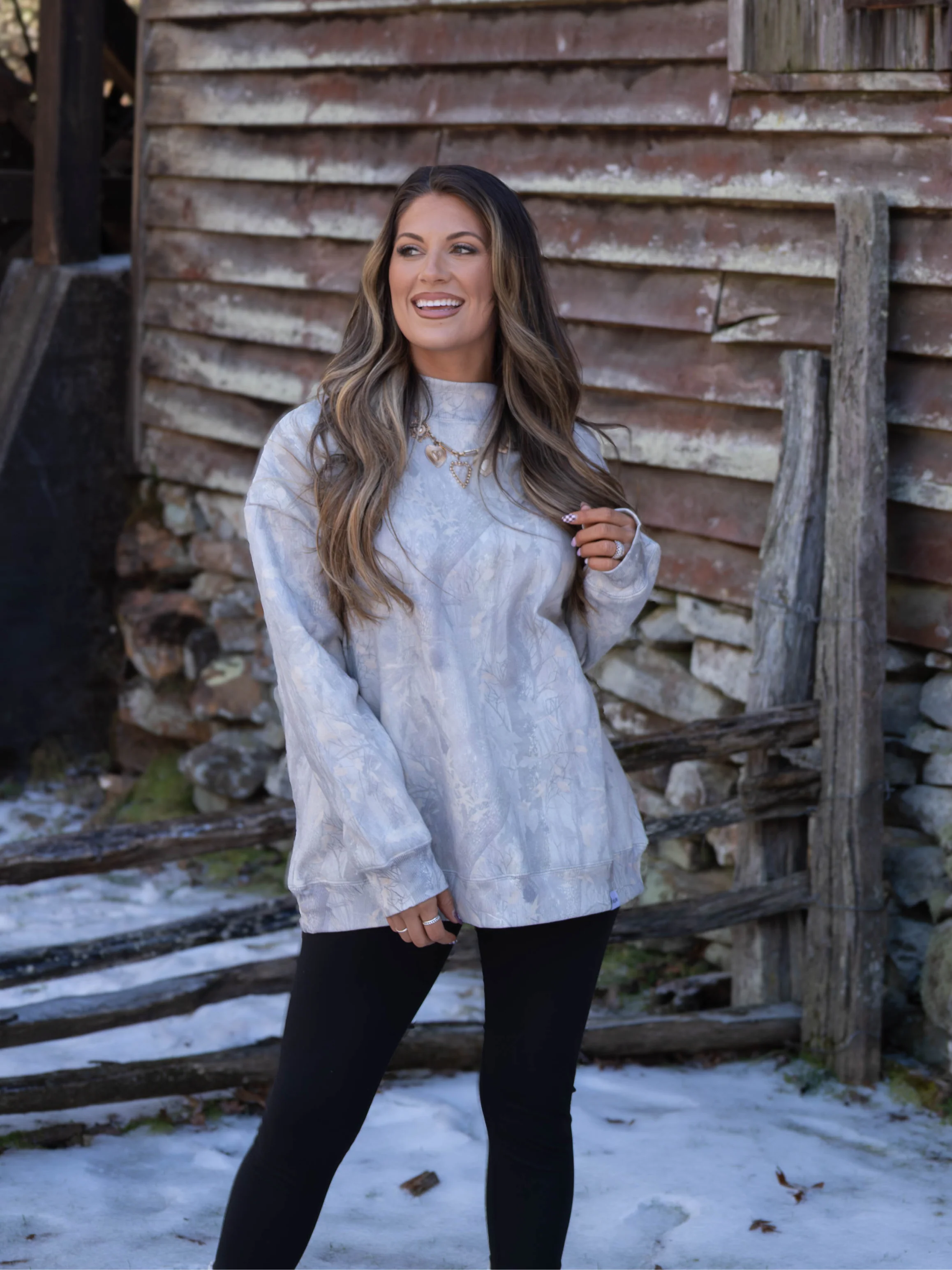 Tilly Oversized Light Camo Mockneck Crew - Image 21
