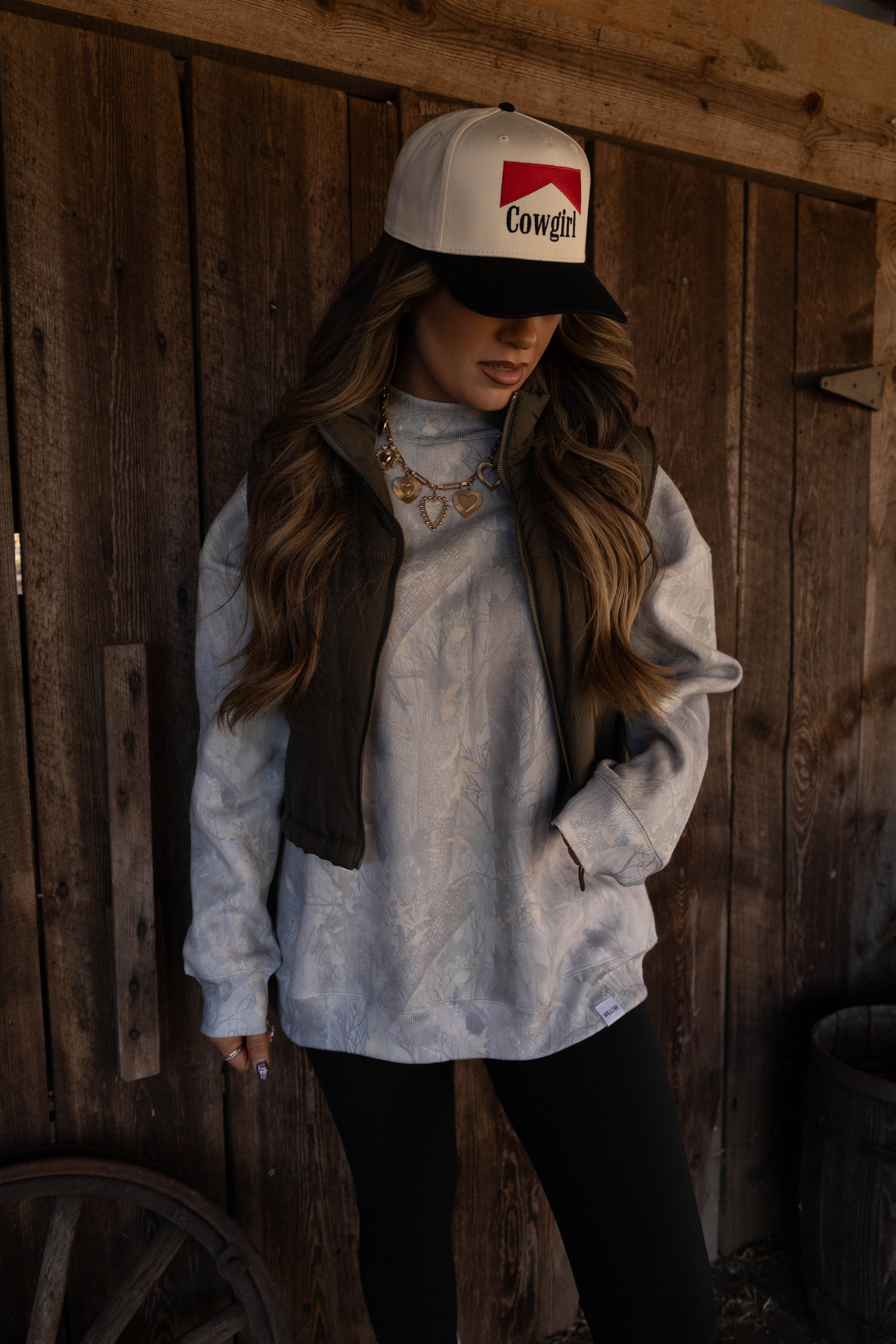 Tilly Oversized Light Camo Mockneck Crew - Image 3