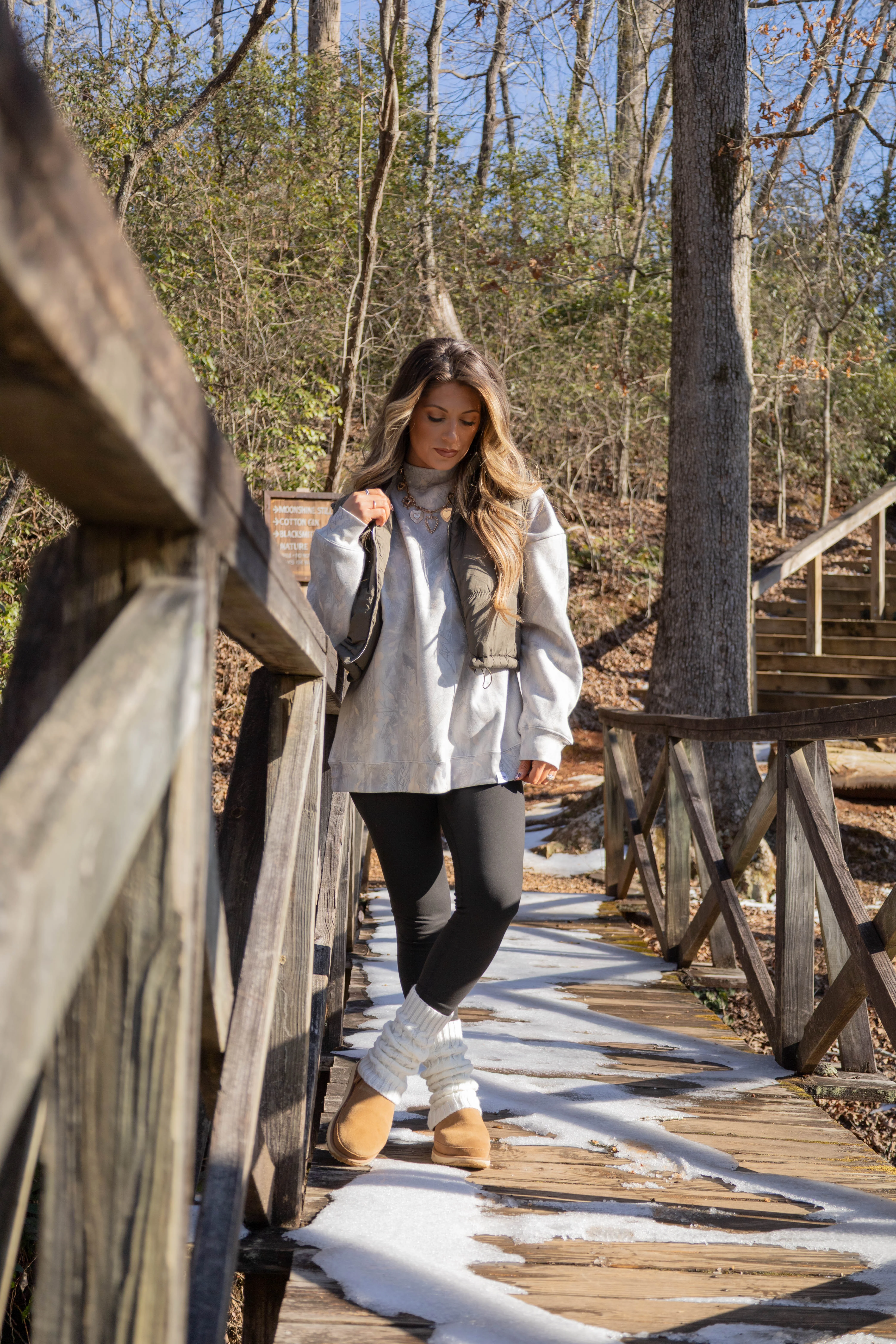 Tilly Oversized Light Camo Mockneck Crew - Image 4