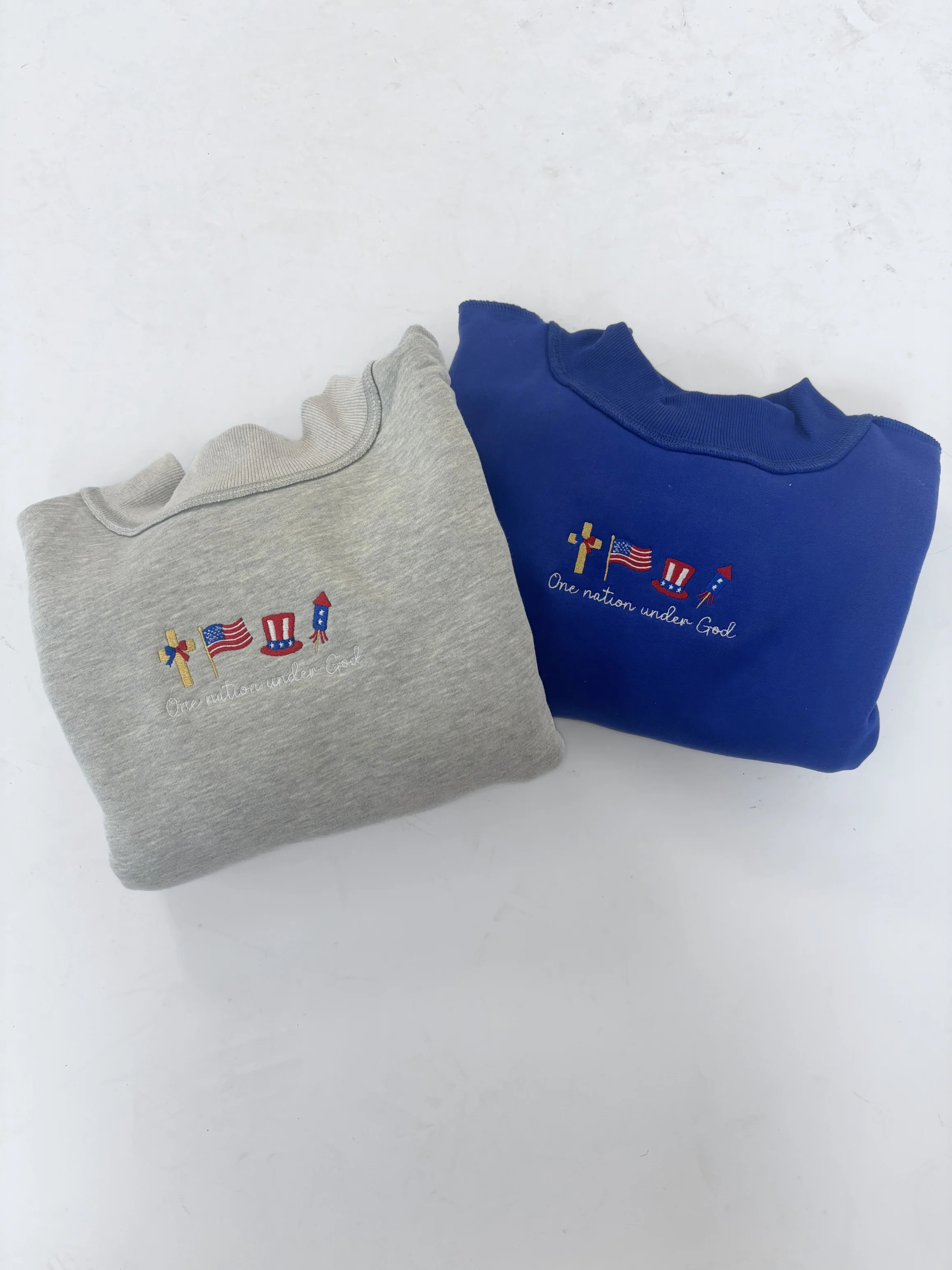 Tilly One Nation Embroidered Reversible Oversized Mockneck Crew - Image 3