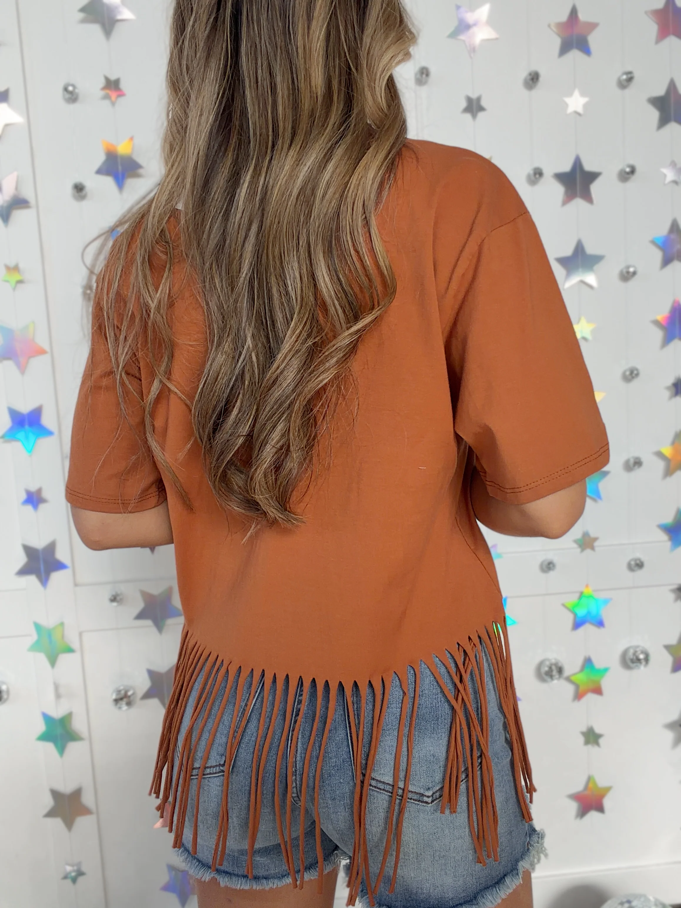 Vintage Western Cowboy Fringe Graphic Tee - Image 8