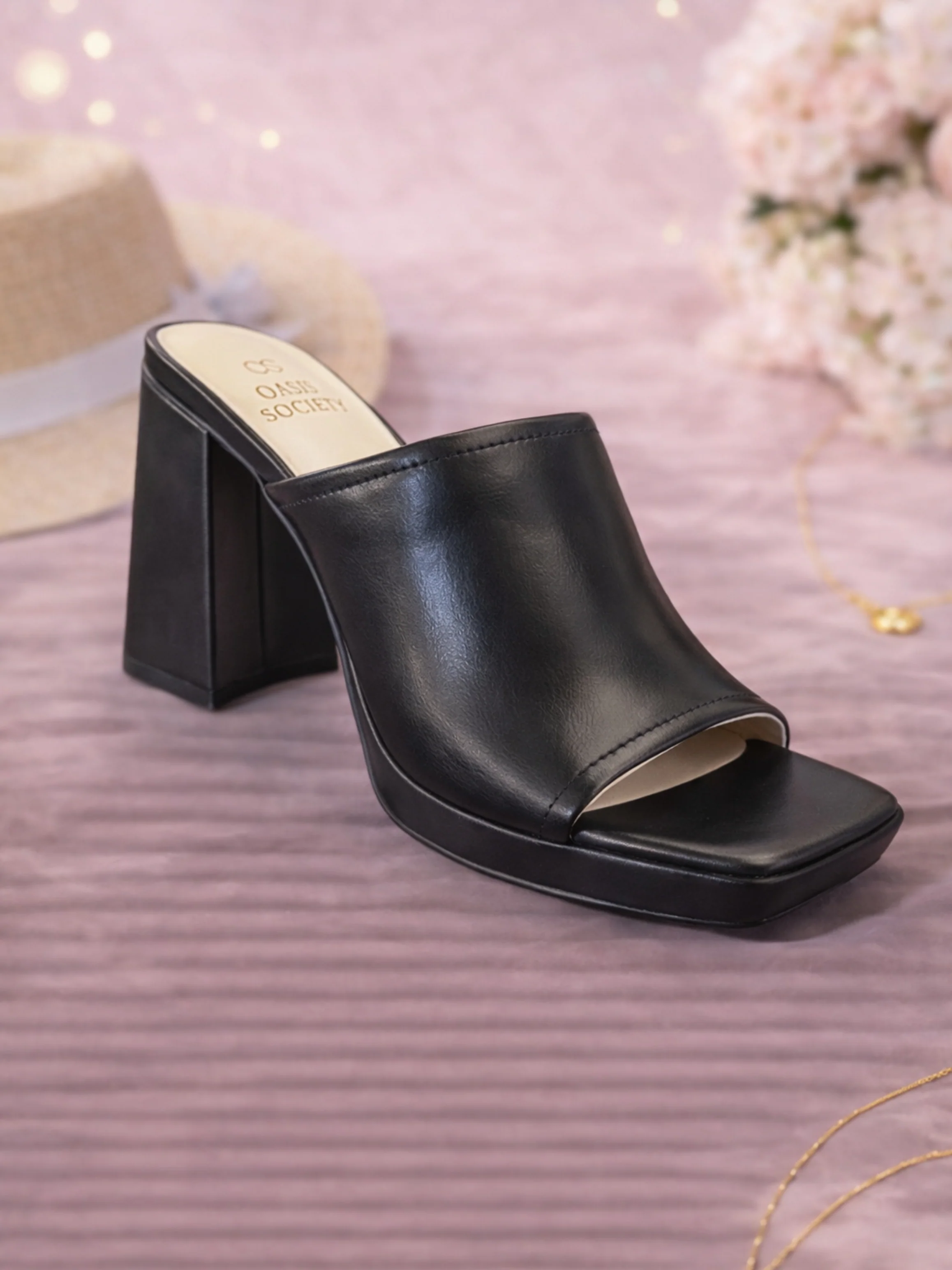 Vivienne Open Toe Heels