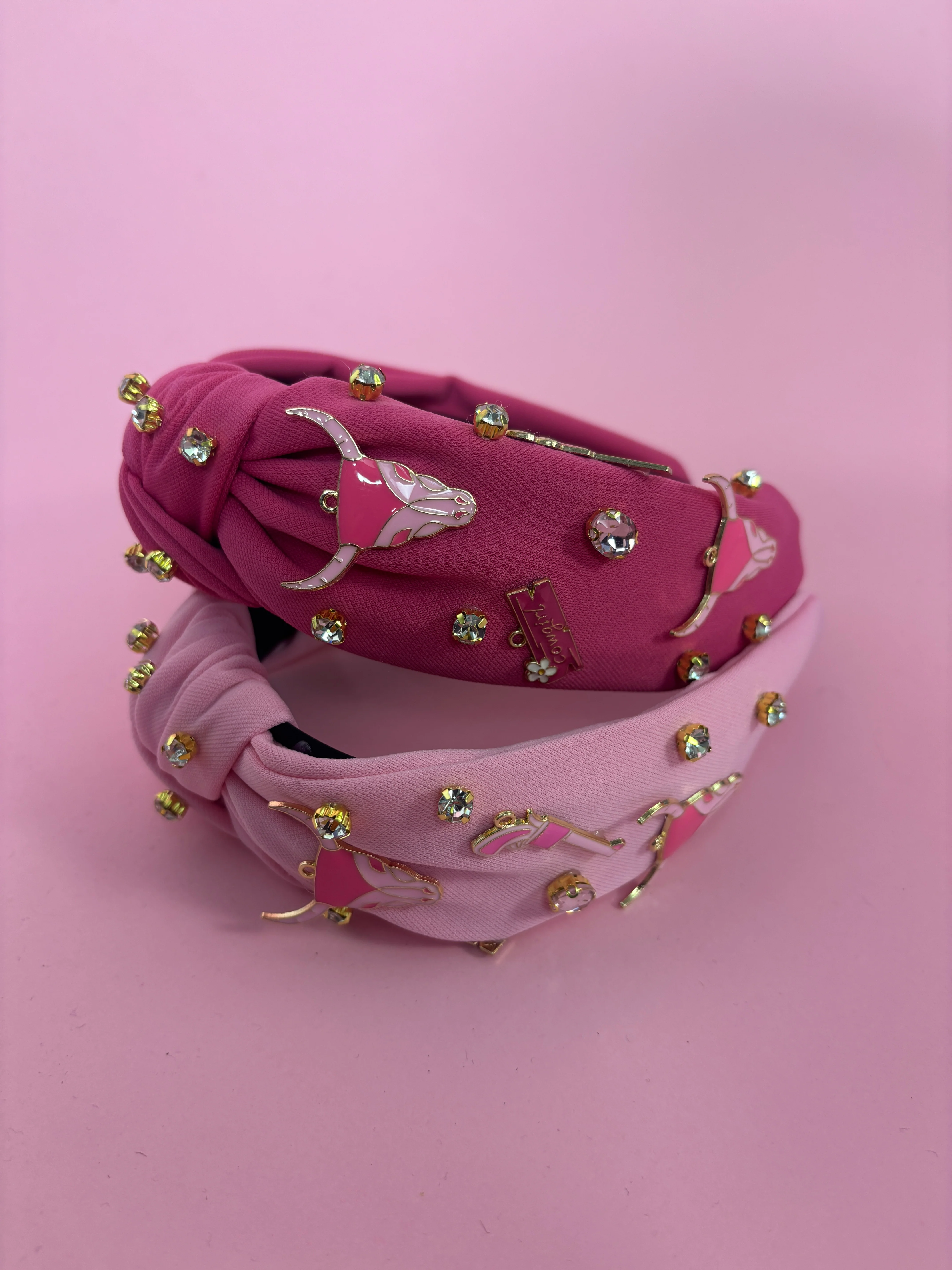 Western Longhorn Charmed Knotted Headband - Image 4