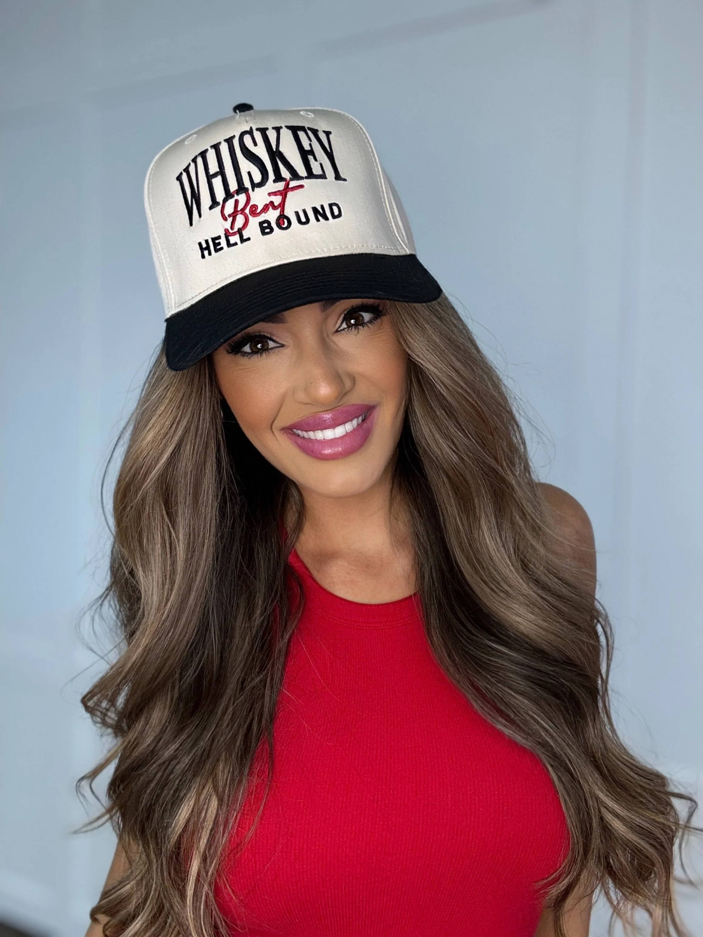 Whiskey Bent Hell Bound Trucker Hat - Image 6