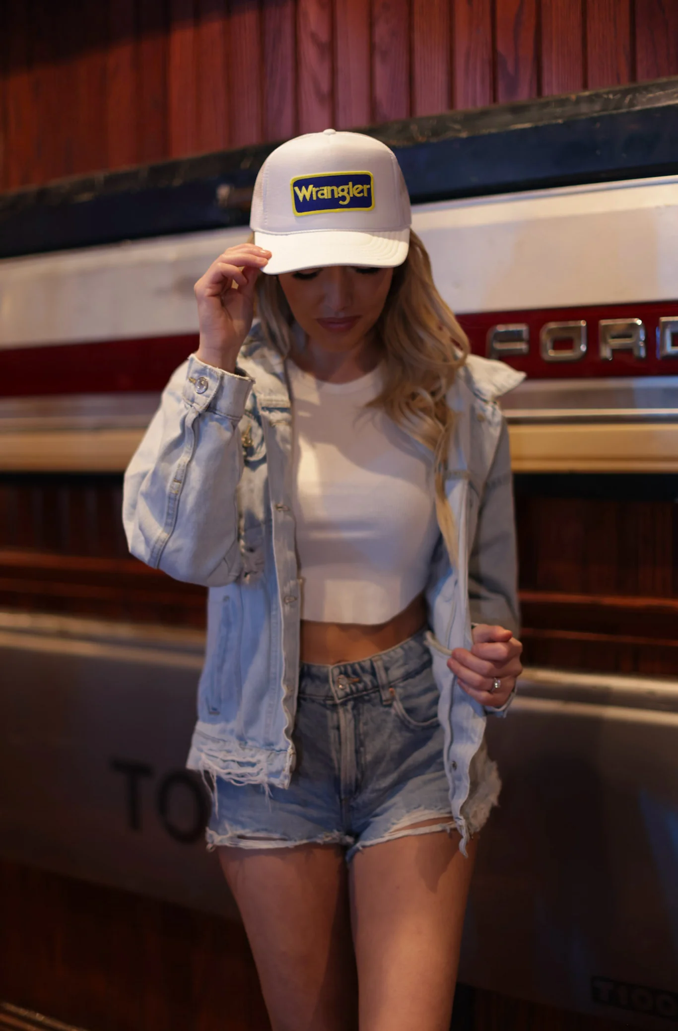 Wrangler Patch Foam Trucker Hat - Image 4