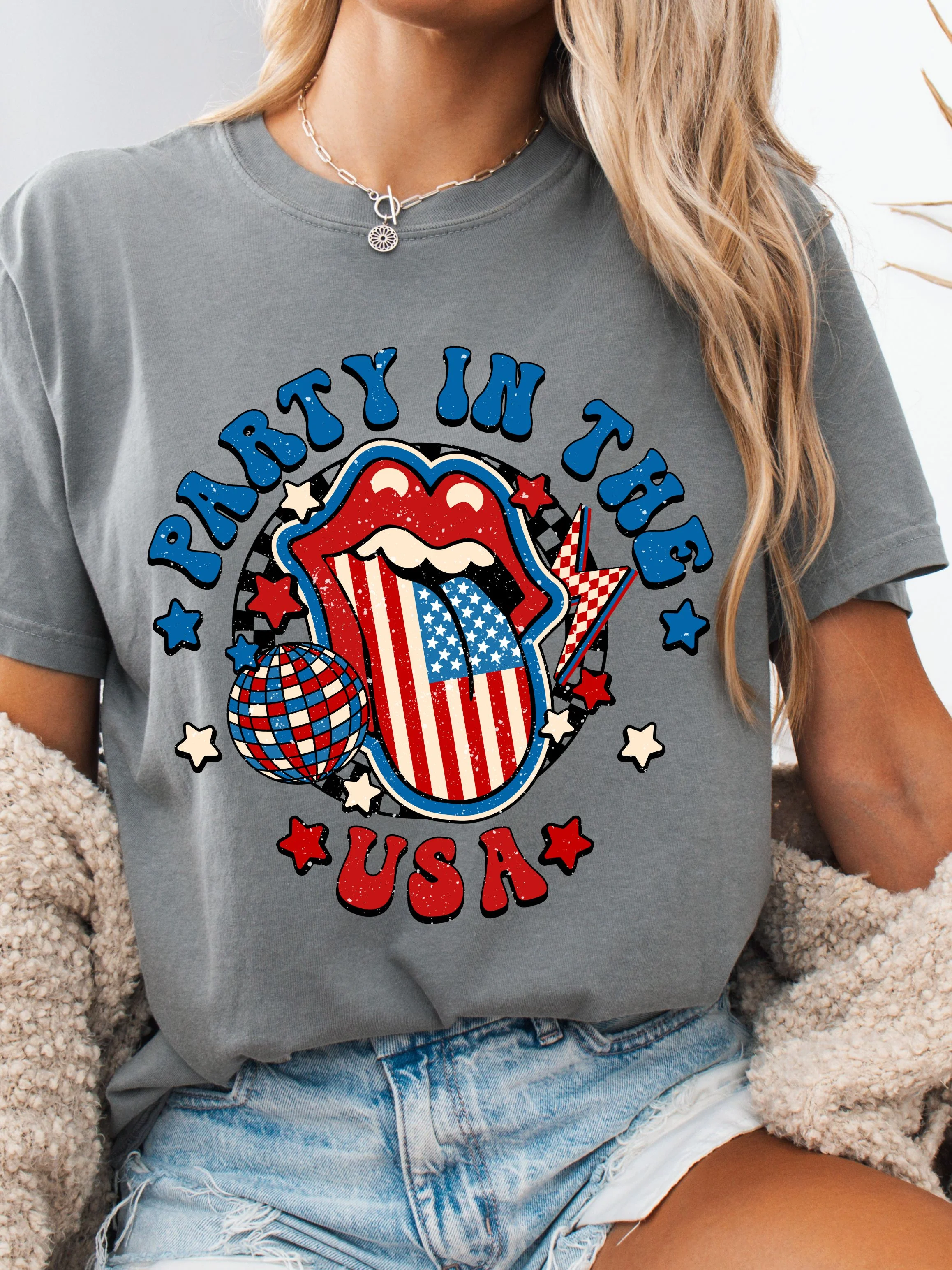 Party In The USA Graphic Tee - Image 2