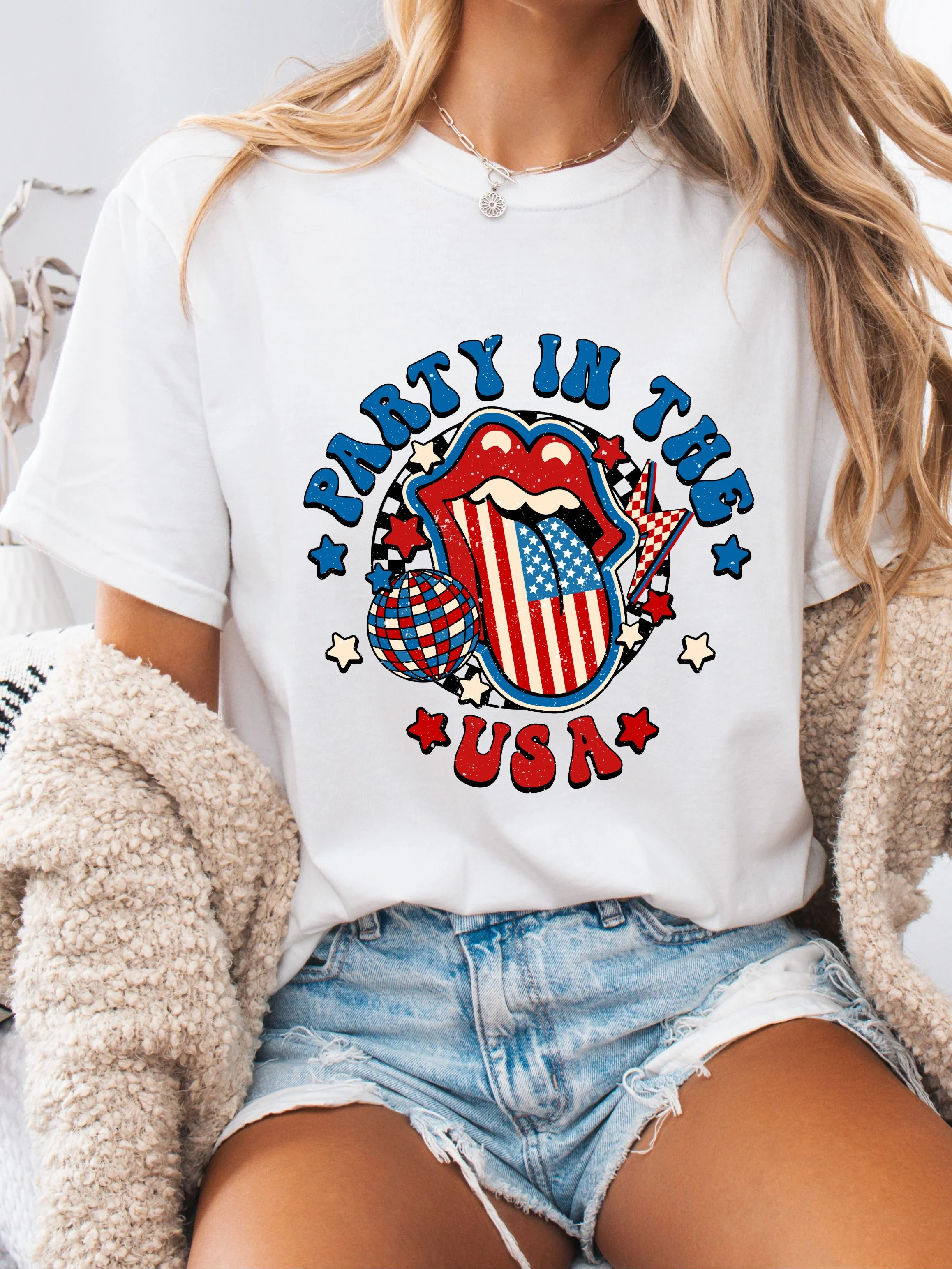 Party In The USA Graphic Tee - Image 4