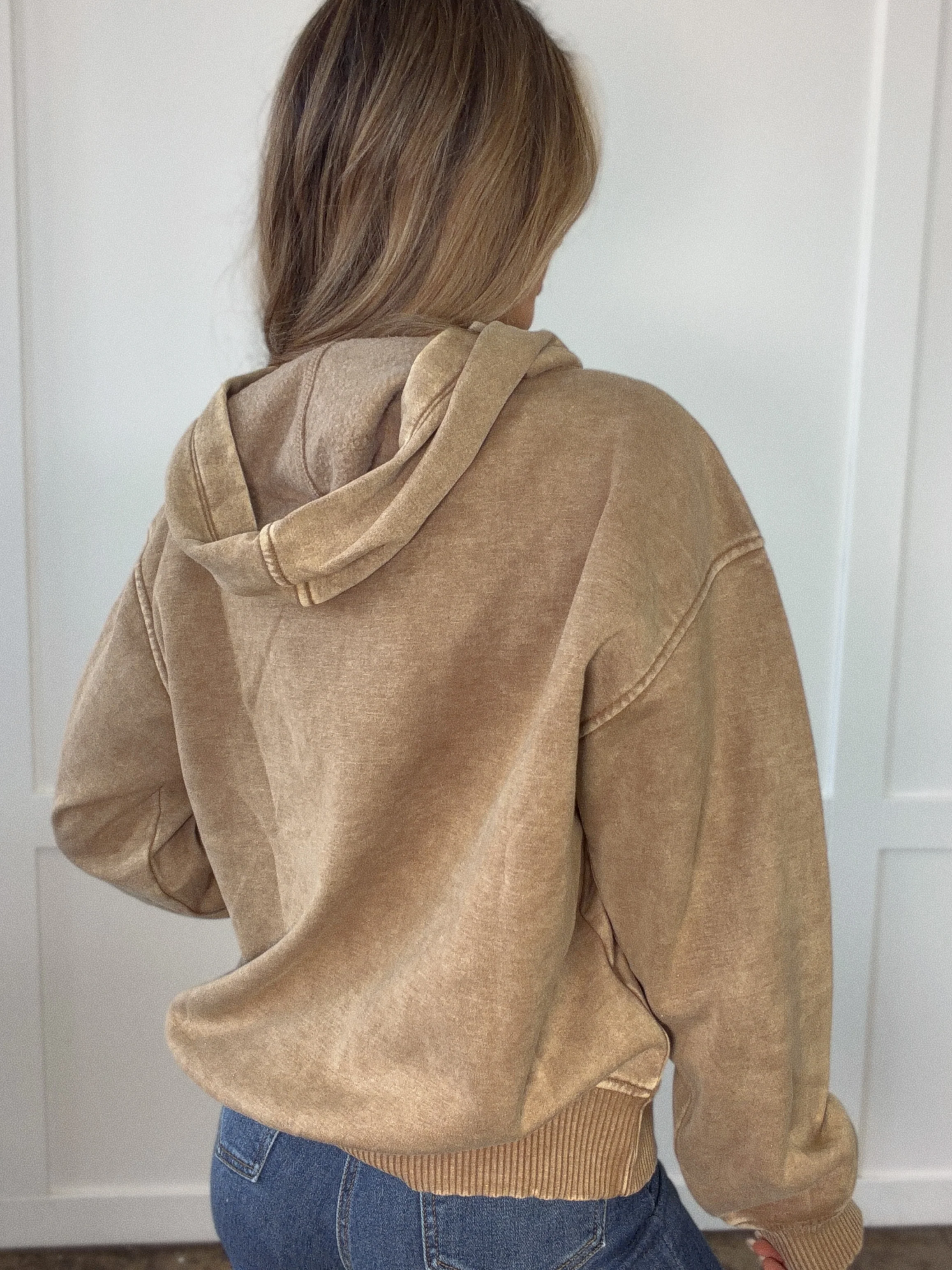 Gabby Acid Wash Fleece Hoodie - Image 3